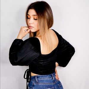 Alia Velvet Top – shop @SHOPSAVVARA.COM